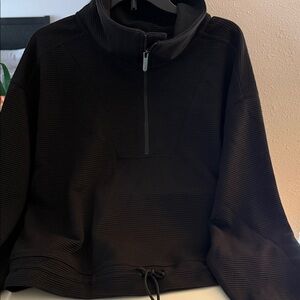 😍Zella Women’s Black Half-Zip Textured Pullover😍